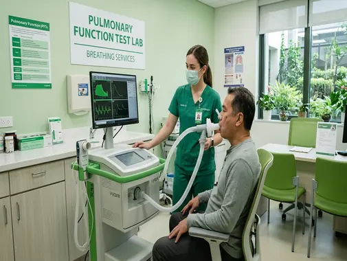 Pulmonary Function Test at AS Medical Complex Islamabad