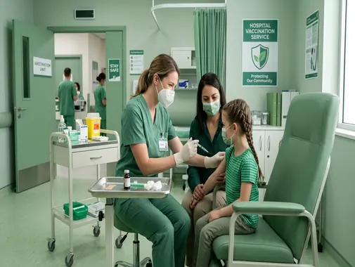 Vaccination at AS Medical Complex Islamabad